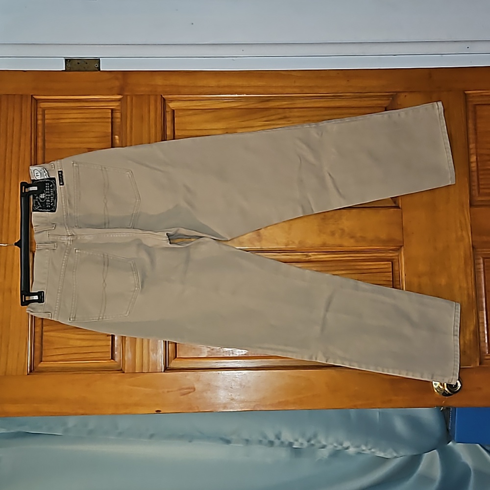 Lucky Brand button fly classic fit khaki jeans